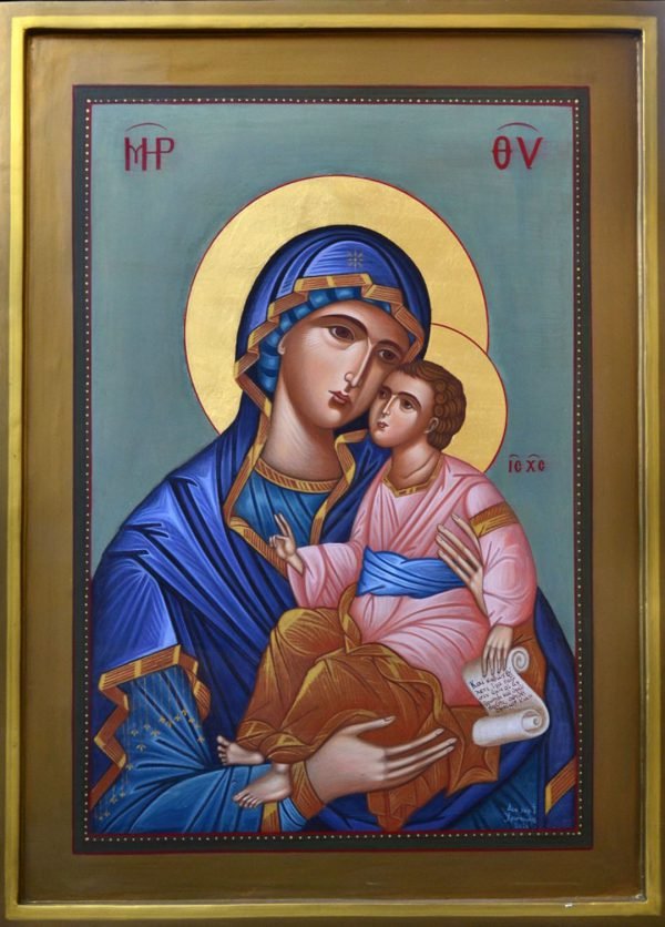 traditional virgin mary icon