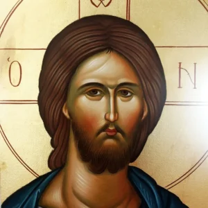 Jesus christ hand-painted mural Religious Work of Art Co