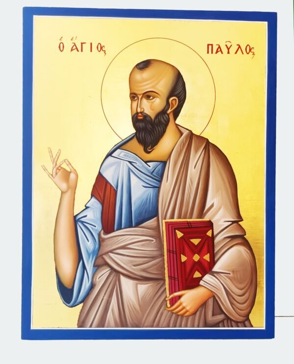 st paul hand ppainted icon religious work of art co product image 1